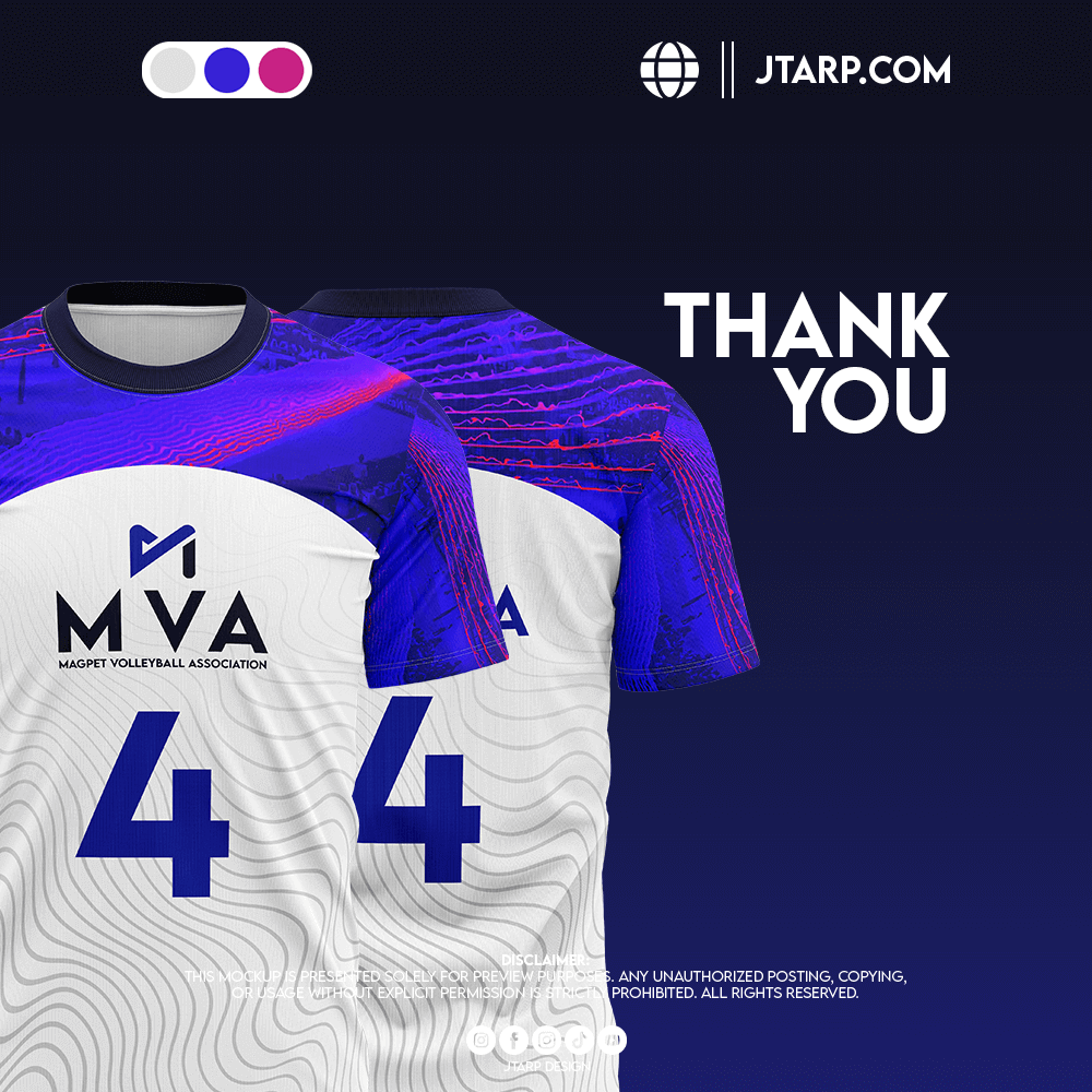 MVA Volleyball Jersy White and Blue Design Artboard 4