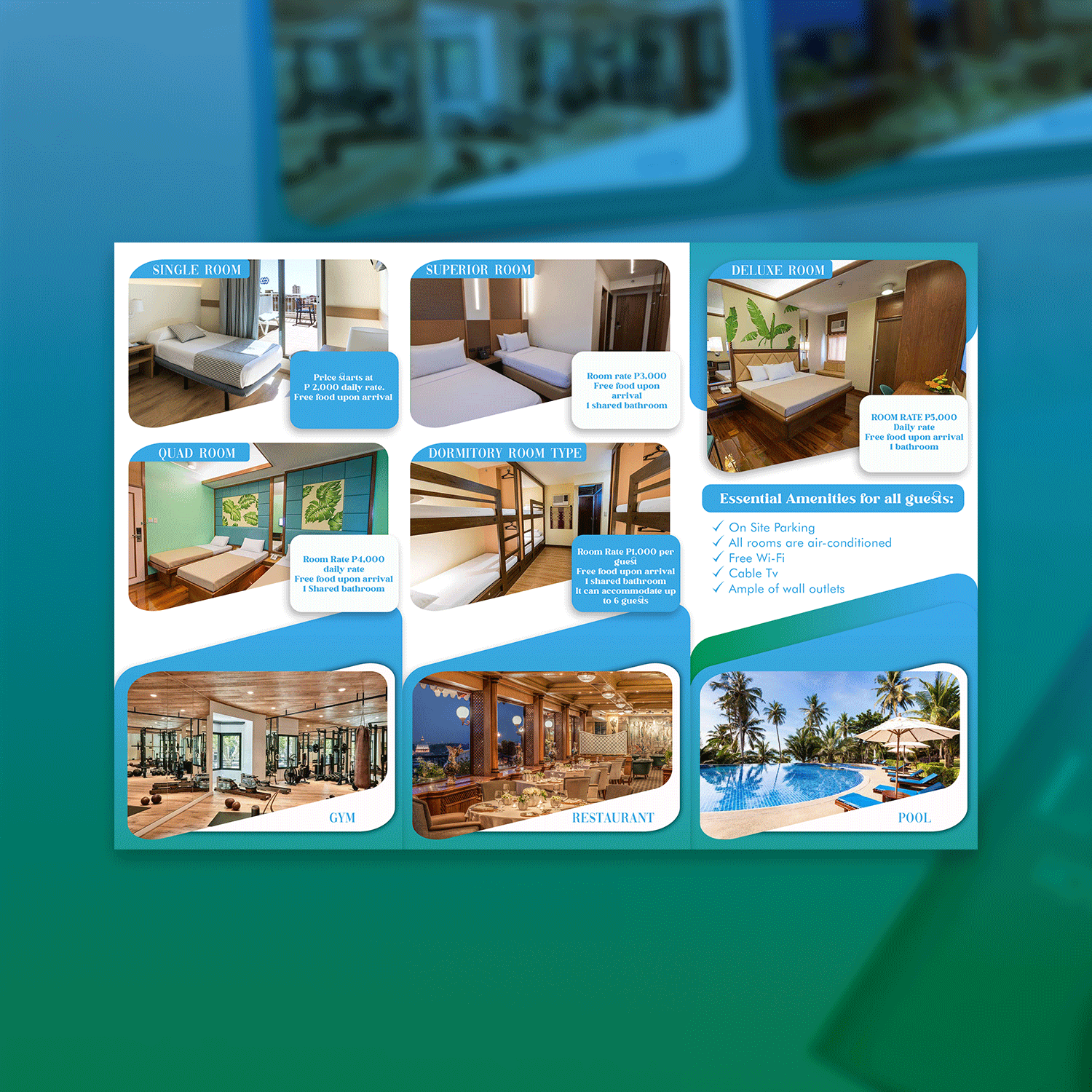 ZAMORA LANDMARK HOTEL Brochure Design 03