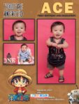 3x4 Inches Ace first Birthday and dedication copy