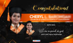 5x3 Congratulations Cheryl Bachelor of Science in Hospitality Manangement copy