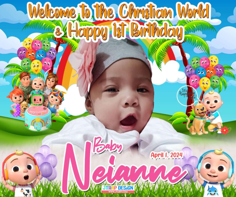 5x6 Neiannne Welcome to the Christian World and Happy 1st Birthday copy