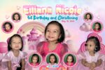 6x4 1st Birthday and Christening ELLIANA NICOLE CANDYLAND Theme