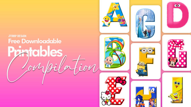 FREE Printable Letters and Numbers for All Your Creative Needs