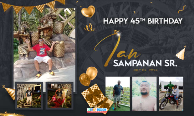 Ian Sampanan’s 45th Birthday Celebration Design
