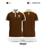 CBDEM Agribusiness OJT Chocolate Brown Beige Polo Shirt Design 2025 Artboard 1
