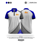 DEAR FM Radio Station Blue Polo Shirt Layout Artboard 1
