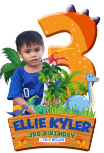 ELLIE KYLER 3RD BIRTHDAY Ref Magnet copy