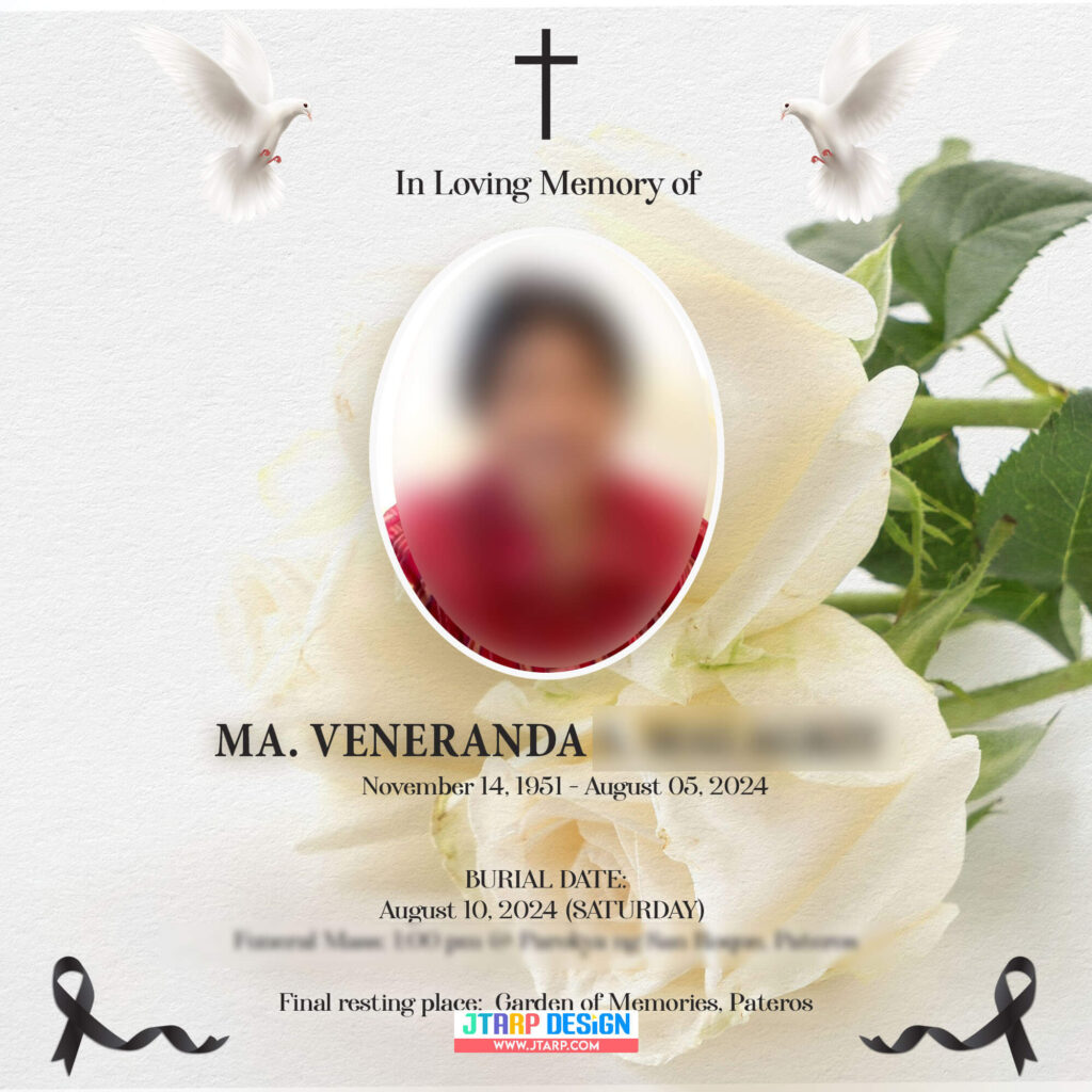 Ma Veneranda S. Malagkit Death copy