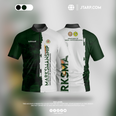 USM 2025 Marksmanship Jersey – Green, White, and Black