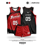Tolentino Agrivaet Red Black Sleeveless Jersey Design Artboard 1
