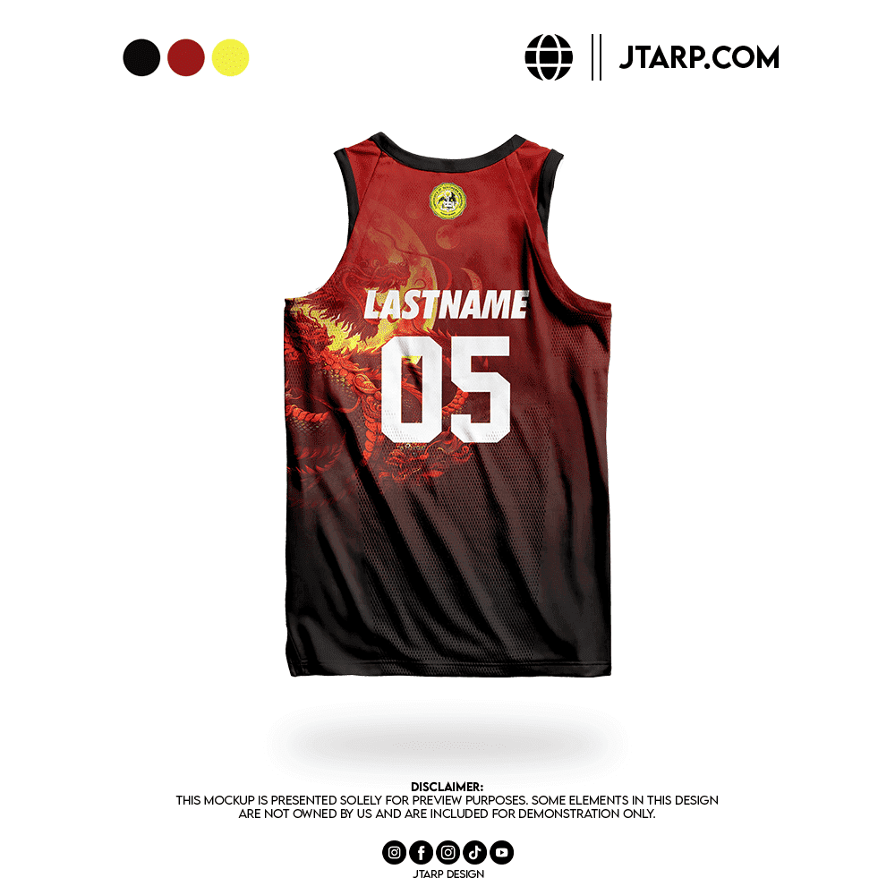 USM Unilypics 2024 Red Jersey Back Design Artboard 3