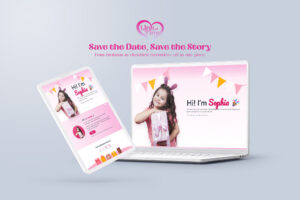 link of time event website digital invitation