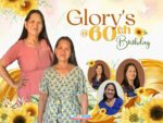 4x3 GLORY @60th Birthday Flower Design