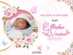 4x3 Welcome to the Family Baby Elliesha