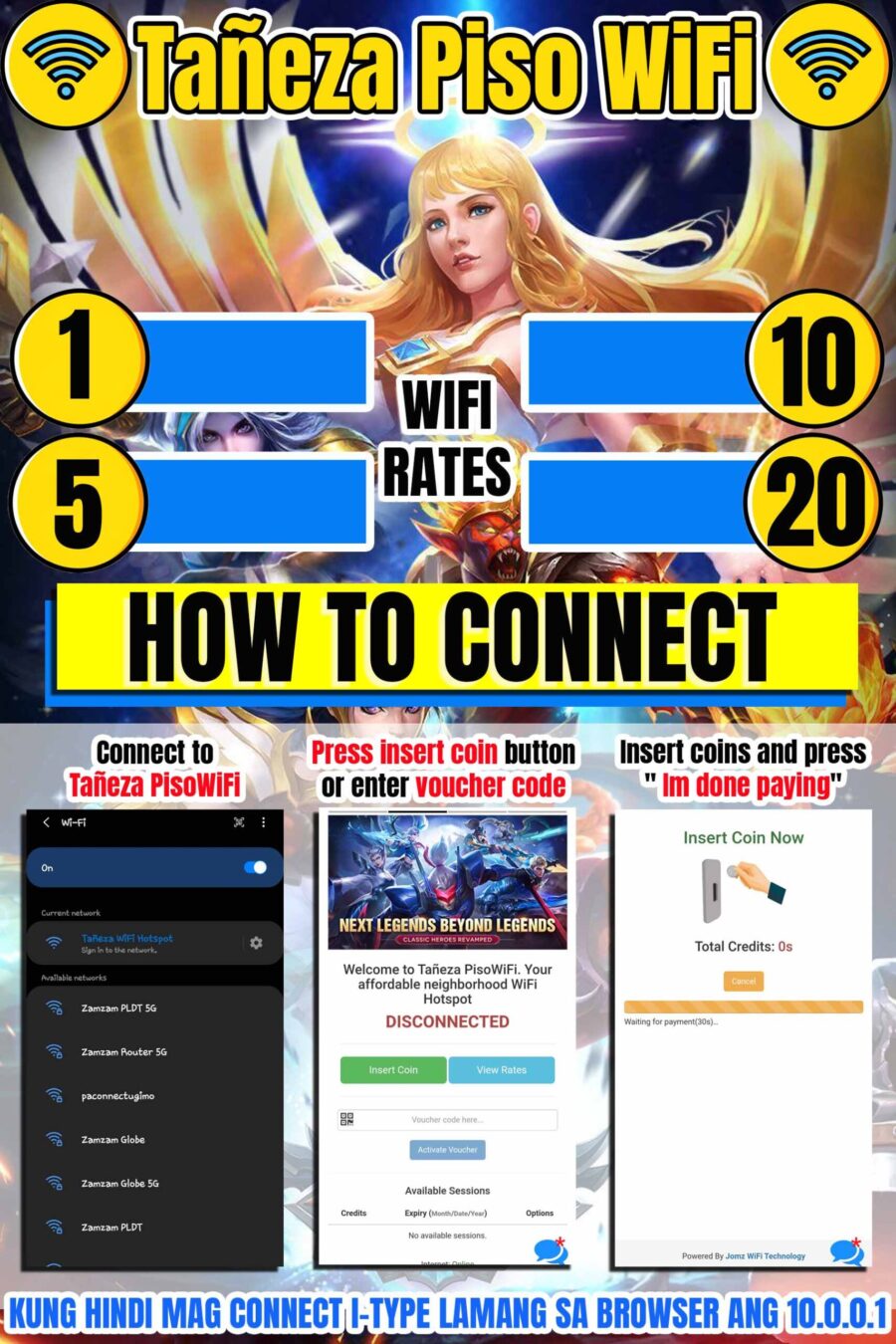 Piso Wifi Banner Design